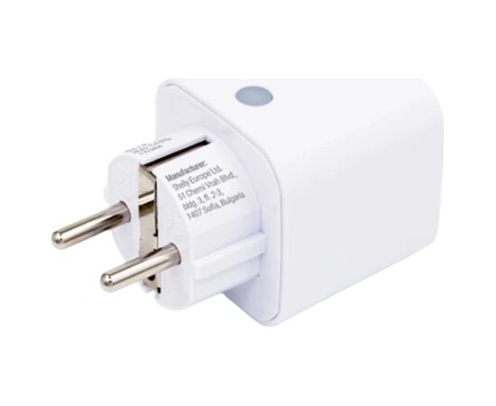 Shelly Plug M Gen3 Wi-Fi Smart Outlet (White) Viedās rozetes