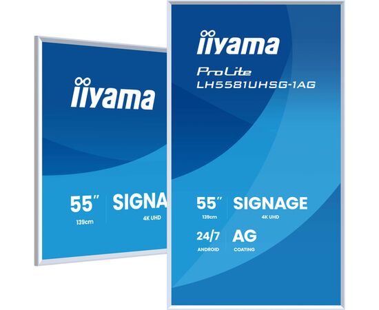 IIYAMA 139.0cm(55") LH5581UHSG-1AG 16:9 2xHDMI+USB-C (Speditionsversand) Monitori