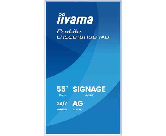 IIYAMA 139.0cm(55") LH5581UHSG-1AG 16:9 2xHDMI+USB-C (Speditionsversand) Monitori