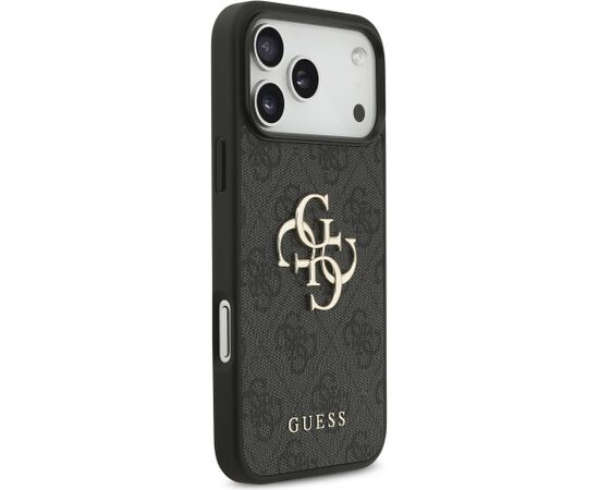 Guess PU 4G Metal Logo Strap Case Чехол для Apple iPhone 17 Pro Max Чехлы - альтернативные