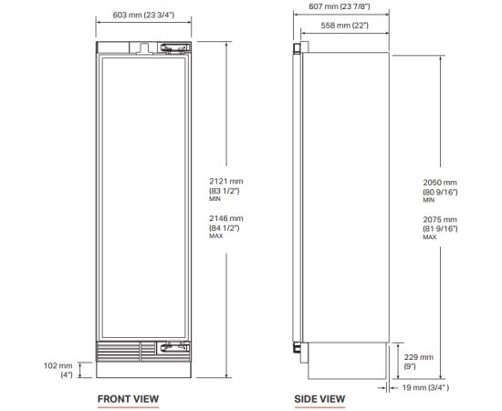 Built-in fridge SKS Крупная бытовая техника