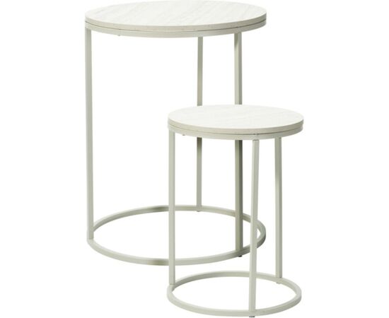 Excellent Houseware ZESTAW 2 STOLIKI KAWOWE BLAT DREWNIANY Новинки Для дома и сада 