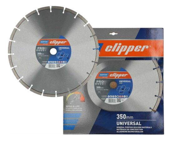 Dimanta griešanas disks Norton CLIPPER PRO UNIVERSAL LASER; 350x25,4 mm Различные диски