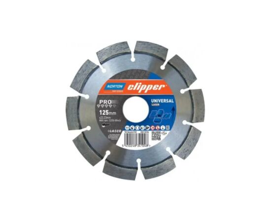 Dimanta griešanas disks Norton NORTON Clipper Pro Universal Laser; 650x25,4 mm Различные диски