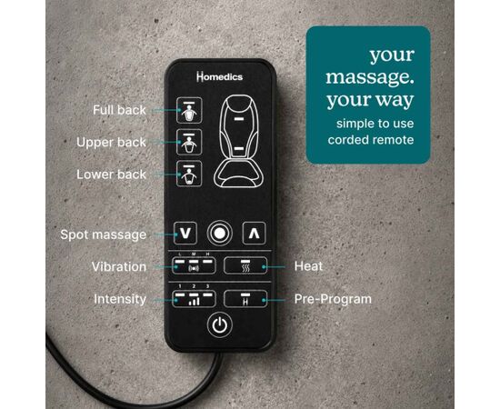 Homedics CBS-2026-EB Shiatsu Max 3.0 Back & Shoulder Massager With Heat Ķermeņu masieri
