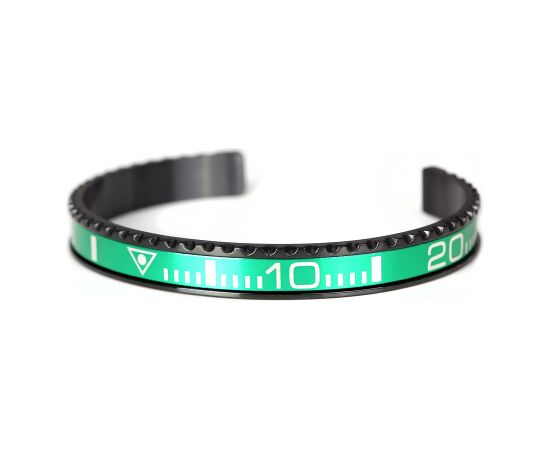 BRACELET OYSTER MAN BK-SUB-GRN (18CM ) Bižutērija