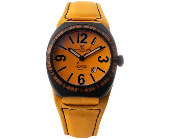 WATCH MONTRES DE LUXE UNISEX 09BK-2502 (40MM) Rokas pulksteņi 
