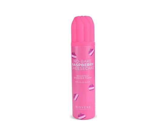 Biovene No-Bake Raspberry Cheesecake Shower Foam - Šlehačková sprchová pěna 250ml Jaunumi - Smaržas