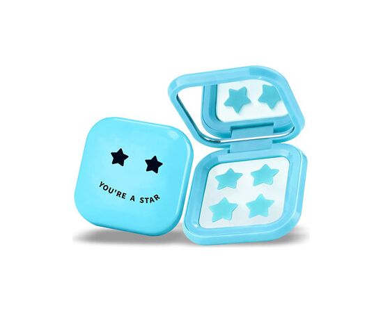 Biovene Pimple Star Patches & Mirror Case - Sada modrých náplastí ( 32 ks ) Jaunumi - Smaržas