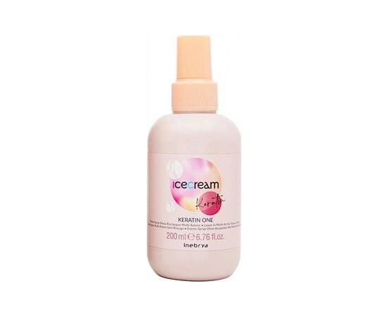 Inebrya Ice Cream Keratin One Multiaction Spray 200ml Matu kopšana