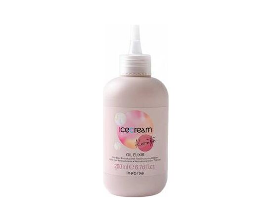 Inebrya Ice Cream Keratin Oil Elixir 200ml Matu kopšana