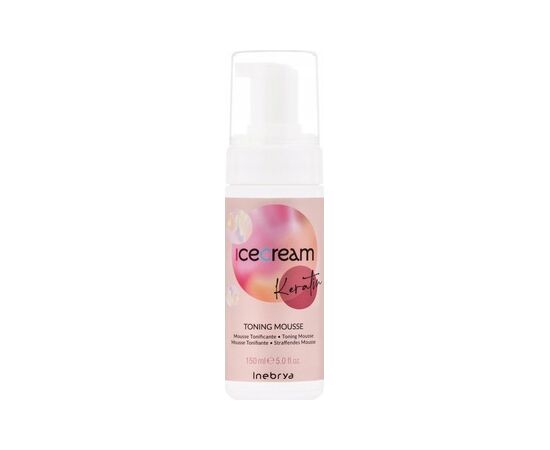 Inebrya Ice Cream Keratin Toning Mousse 175ml Matu kopšana