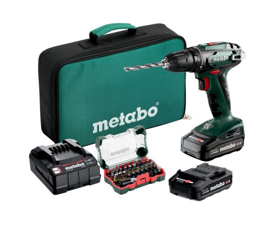 Metabo BS 18 set cordless drill/driver Jaunumi -Dārzam