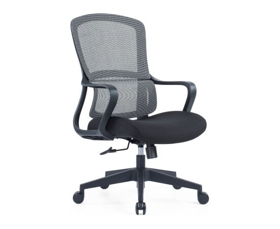 Up Up Darwin ergonomic office chair Black, Black fabric + Grey mesh Biroja krēsli