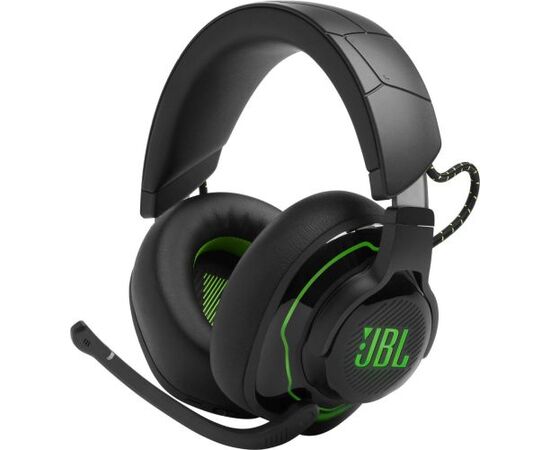Bezvadu spēļu austiņas JBL Quantum 910X ar mikrofonu Black / Green EU Austiņas