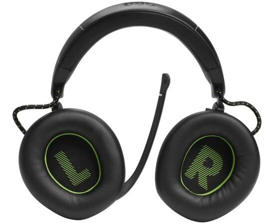 Bezvadu spēļu austiņas JBL Quantum 910X ar mikrofonu Black / Green EU Austiņas