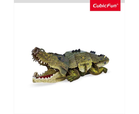 Cubic Fun CUBICFUN NATIONAL GEOGRAPHIC 3D puzle Krokodils Puzles