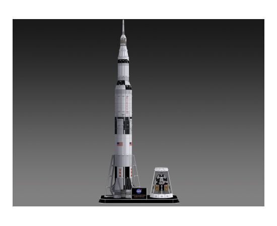 Cubic Fun CUBICFUN NASA 3D puzle Apollo Saturn V raķete Puzles