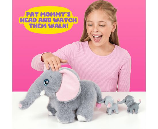 PETS ALIVE игровой набор Mama Elephant & Baby Surprise Новости - Детские товары