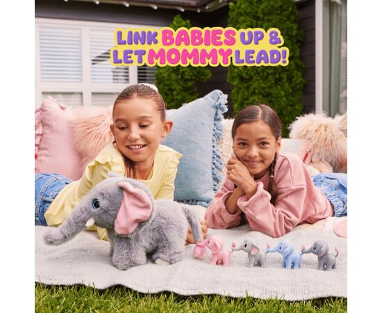 PETS ALIVE игровой набор Mama Elephant & Baby Surprise Новости - Детские товары