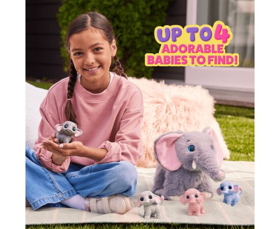PETS ALIVE игровой набор Mama Elephant & Baby Surprise Новости - Детские товары