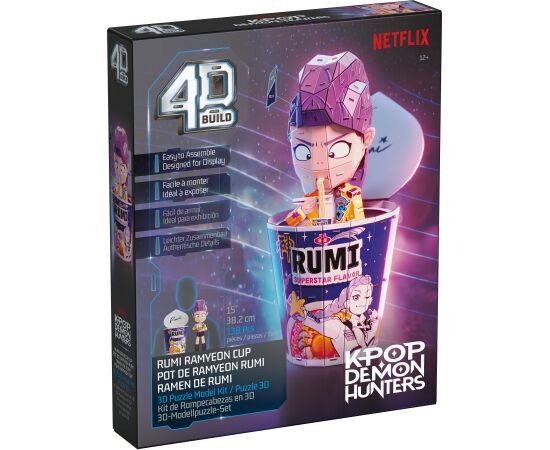 K-POP DEMON HUNTERS 4D PUZZLE Puzle Ramen Cup Rumi Puzles