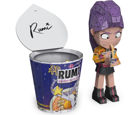 K-POP DEMON HUNTERS 4D PUZZLE Puzle Ramen Cup Rumi Puzles