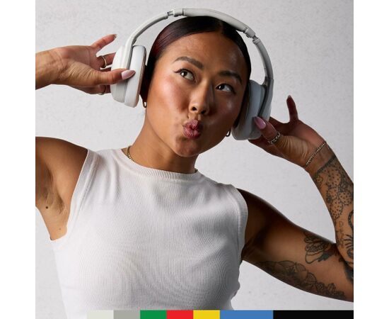 Skullcandy Crusher Evo bezvadu Bluetooth austiņas ar pār ausīm, White Austiņas