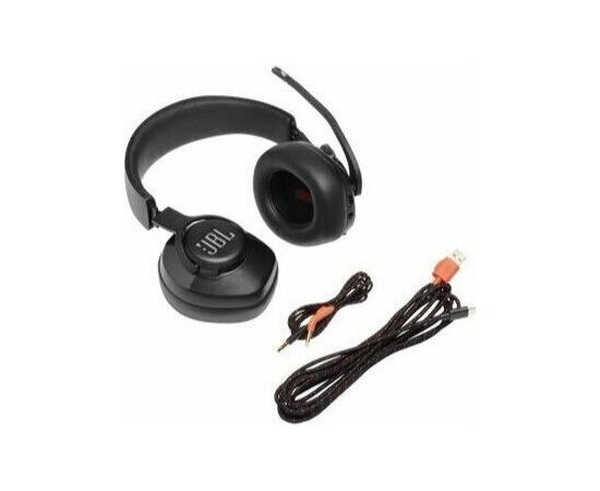 JBL Quantum 400 Over-Ear-Gaming-Headset, Black Austiņas