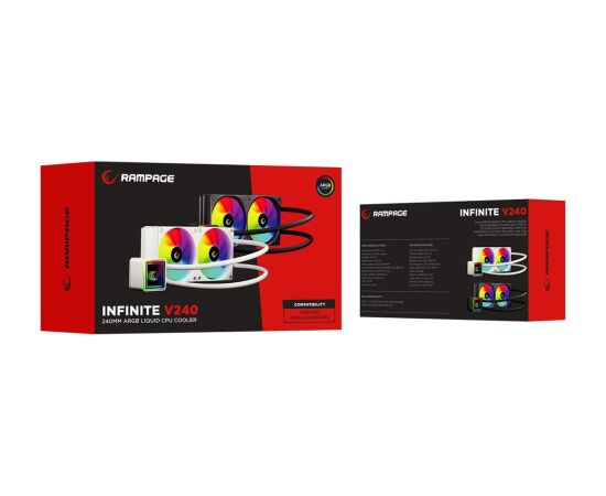 RAMPAGE INFINITE V240 WATER COOLING KIT Black Procesoru dzesēšana