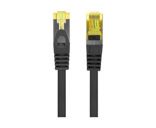 Lanberg PCF6A-10CU networking cable Black 0.5 m Cat6a S/FTP (S-STP) Round Tīkla vadi