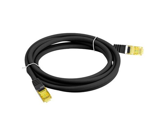 Lanberg PCF6A-10CU networking cable Black 0.25 m Cat6a S/FTP (S-STP) Round Tīkla vadi