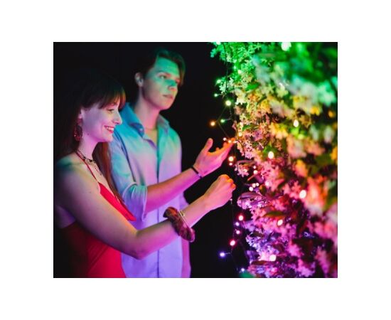 Twinkly Strings intelligent lighting string (multicolour + white edition) Ziemassvētku lampiņas, LED virtenes