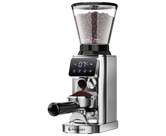 AMZCHEF CE-CG209-SV Coffee Grinder (Silver) Кофеварки