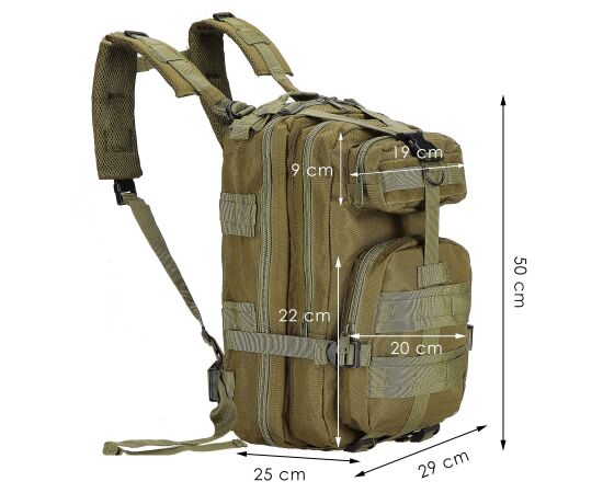 Springos Mugursoma, 38 l, zaļa — CS0066 Mugursomas