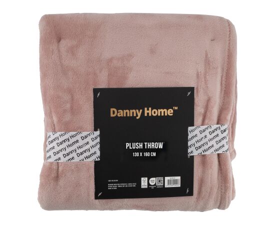 Blanket PLUSH 130x160cm, pink Новинки Для дома и сада 