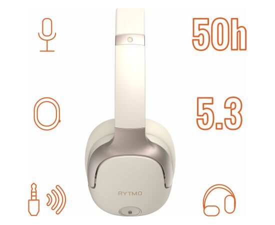 Manta HDP1001CR Rytmo Elegance Cream Austiņas