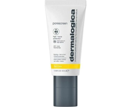 Dermacol Dermalogica Sun Care PoreScreen Saules Aizsargkrēms SPF40 30 ml Spoguļi un Sejas kopšanas ierīces