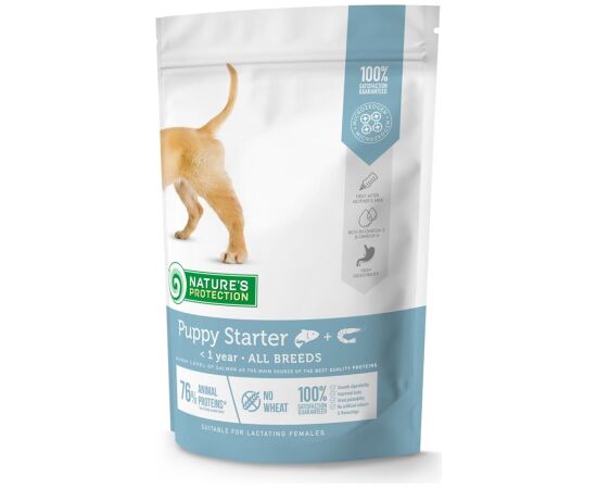 Nature's Protection Puppy Starter Salmon & Krill All Breeds 2kg Uzkodas sunim