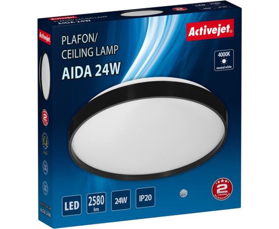 Activejet LED ceiling light AJE-AIDA 24W Griestu lampas - šķīvji