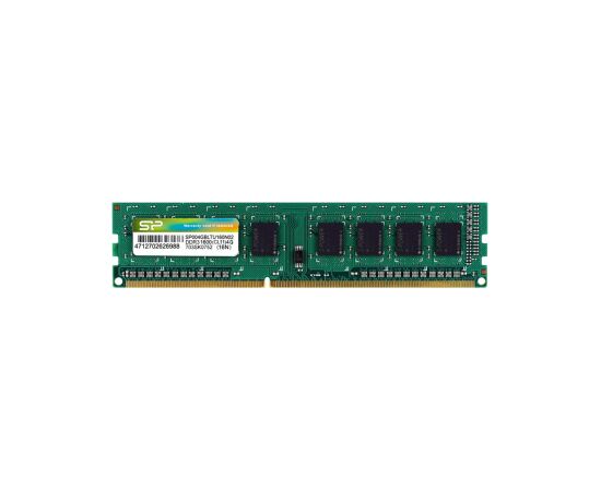 Silicon Power SP004GBLTU160N02 memory module 4 GB DDR3 1600 MHz RAM Operatīvā atmiņa