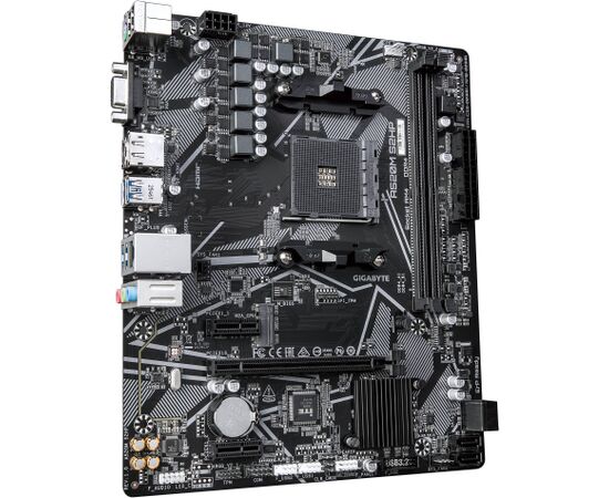 Mainboard GIGABYTE AMD A520 Socket AM4 micro ATX RAM DDR4-SDRAM 2xSlots 1xNumber of M.2 (M) slots A520MS2HP1.0 Mātes plates