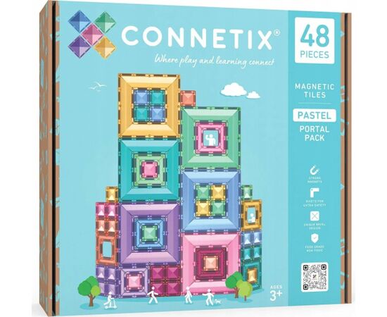 Teka Connetix Pastel Portal Pack 48 el Konstruktori 