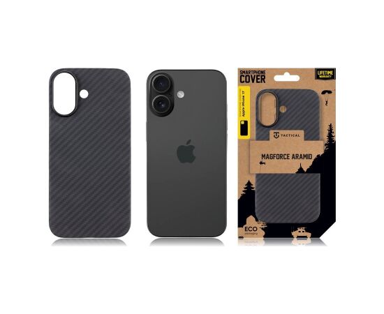 Tactical MagForce Aramid Cover Aizmugurējais Apvalks priekš Apple iPhone 17 Neoriģinālie Maciņi