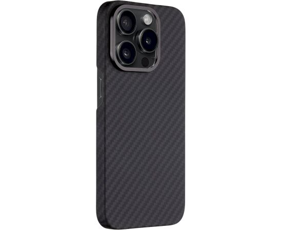 Tactical MagForce Aramid Cover Aizsargapvalks priekš Apple iPhone 15 Pro / melns Neoriģinālie Maciņi