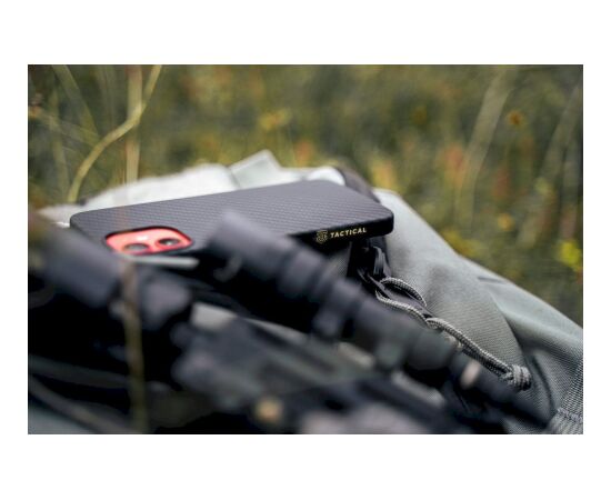 Tactical MagForce Aramid Cover Aizsargapvalks priekš Apple iPhone 15 Pro / melns Neoriģinālie Maciņi