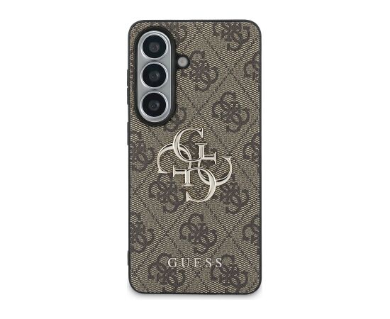 Guess PU 4G Metal Logo Case Aizsargapvalks priekš Samsung Galaxy S26 Neoriģinālie Maciņi