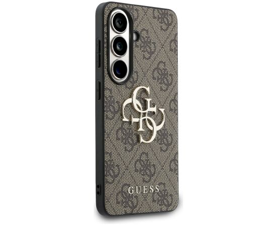 Guess PU 4G Metal Logo Case Aizsargapvalks priekš Samsung Galaxy S26 Neoriģinālie Maciņi