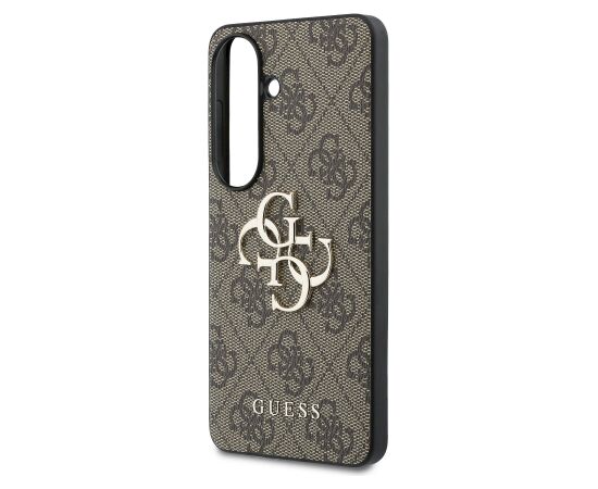 Guess PU 4G Metal Logo Case Aizsargapvalks priekš Samsung Galaxy S26 Neoriģinālie Maciņi