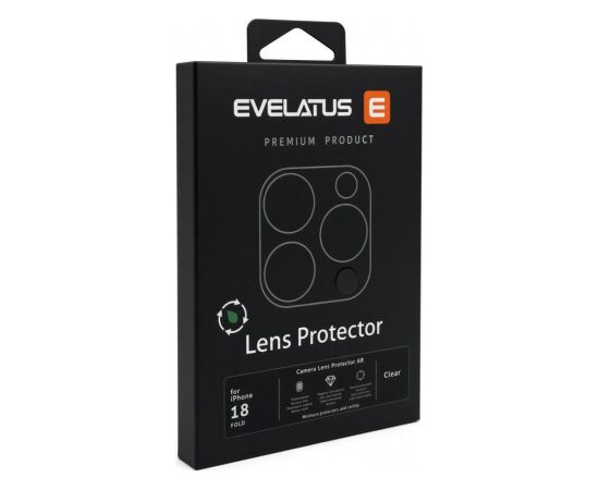 Evelatus Apple  iPhone Duo Full body Camera Lens Protection Premium Clear Ekrānu aizsardzība